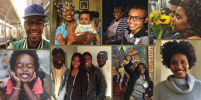 Meet Kleaver Cruz, the 27-year-old writer behind #TheBlackJoyProject on Instagram. Photos via Black Joy Project/Instagram | Remix by Jason Reed, The Daily Dot.