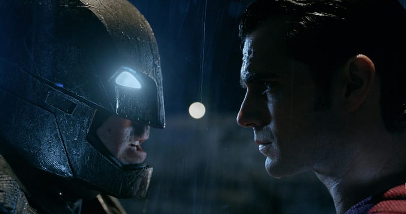 Ben Affleck (Batman) and Henry Cavill (Superman) in "Batman v Superman: Dawn of Justice." Photo courtesy of Warner Bros | DC Entertainment
